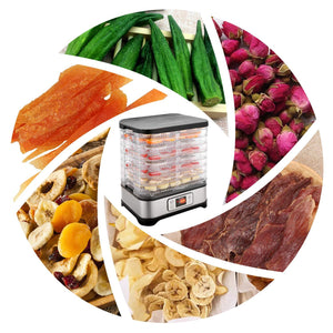 8-Tray Food Dehydrator Machine with Timer | Electric Food Dryer for Jerky, Beef, Fruit, Vegetable-The H2O™ Water Bottles-The H2O™ Water Bottles - Buy Now Order For Sale Best Price Online Shop Purchase Review Amazon Walmart Best Buy Free Shipping