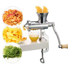 Load image into Gallery viewer, Heavy Duty Stainless Steel Manual Hand Crank Herb, Vegetable &amp; Wheatgrass Juicer | Commercial &amp; Home-The H2O Water Bottles-The H2O™ Water Bottles - Buy Now Order For Sale Best Price Online Shop Purchase Review Amazon Walmart Best Buy Free Shipping