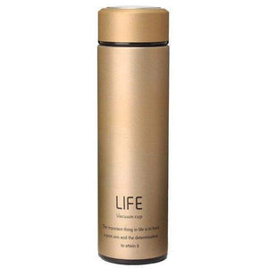 The H2O™ Classy LIFE Series Stainless Steel Vacuum Mug 16 oz-The H2O Water Bottles-Gold-The H2O™ Water Bottles - Buy Now Order For Sale Best Price Online Shop Purchase Review Amazon Walmart Best Buy Free Shipping