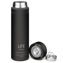 Load image into Gallery viewer, The H2O™ Classy LIFE Series Stainless Steel Vacuum Mug 16 oz-The H2O Water Bottles-Black-The H2O™ Water Bottles - Buy Now Order For Sale Best Price Online Shop Purchase Review Amazon Walmart Best Buy Free Shipping