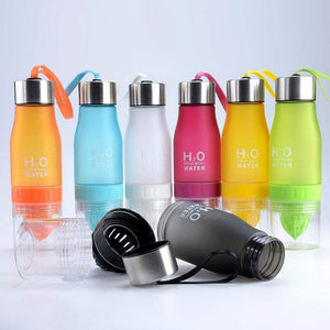 The H2O™ Drink More Water | Lemon & Fruit Infuser Water Bottle 22 oz-h2owaterbottles-The H2O™ Water Bottles - Buy Now Order For Sale Best Price Online Shop Purchase Review Amazon Walmart Best Buy Free Shipping
