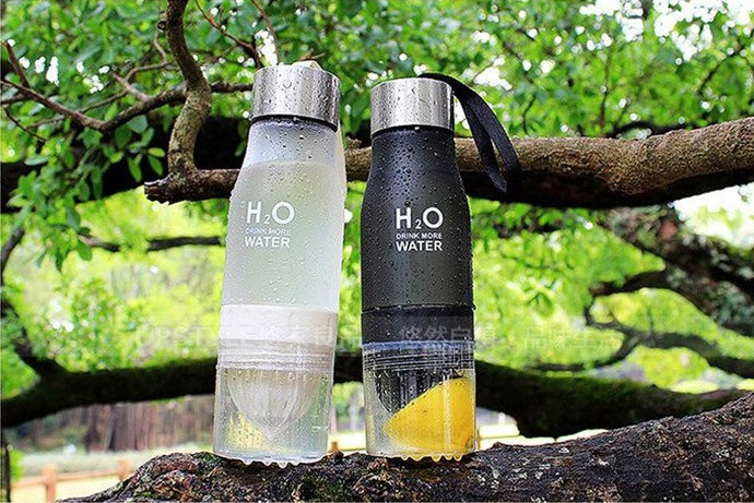 The H2O™ Fruit Infuser Water Bottle with Lemon Holder Cup | Drink More Water