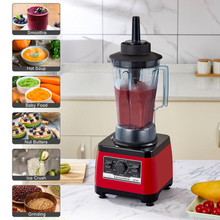 Load image into Gallery viewer, 2200W 3HP Heavy Duty Commercial Fruit Vegetable Bar Blender Mixer | High Performance Professional Restaurant Food Processor | Ice Crusher &amp; Smoothie, Shake Maker 2L Large Capacity Countertop High Speed Machine | Best Electric Kitchen Ninja Vitamix Blendtec Blenders Buy Online Commercial Blenders for Sale Price Reviews 2 year warranty