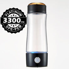 Load image into Gallery viewer, 2019 3300ppb SPE/PEM 3rd Gen Korean Titanium SPE | Portable Hydrogen Water Generator Bottle | USB Rechargeable Ionizer-The H2O™ Water Bottles-Black-The H2O™ Water Bottles - Buy Now Order For Sale Best Price Online Shop Purchase Review Amazon Walmart Best Buy Free Shipping