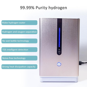 New 99.9% Purity Hydrogen Inhaler Machine for Home Use | SPE PEM Hydrogen Inhalation Therapy Machine | 2-in-1 Nasal Inhalation and Hydrogen Infusion Water Generator Ionizer Countertop | Ultra High Hydrogen Concentration Device