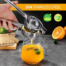 Load image into Gallery viewer, Hand Held Lemon Squeezer | 304 Stainless Steel
