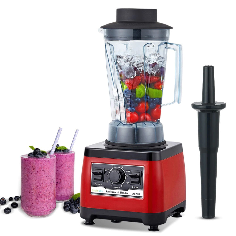 BioloMix Heavy Duty Professional Blender, Peak 2200W Commercial Grade Bar Blender with 70oz Container for Shakes, Smoothies, Ice Crushing, Frozen