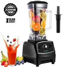 Load image into Gallery viewer, 2200W 3HP Heavy Duty Commercial Fruit Vegetable Bar Blender Mixer | High Performance Professional Restaurant Food Processor | Ice Crusher &amp; Smoothie, Shake Maker 2L Large Capacity Countertop High Speed Machine | Best Electric Kitchen Ninja Vitamix Blendtec Blenders Buy Online Commercial Blenders for Sale Price Reviews