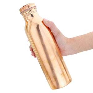 Handmade Pure Copper Thermos Travel Water Bottle | Ayurveda Copper Vessel | Hammered & Smooth 34 oz-The H2O™ Water Bottles-The H2O™ Water Bottles - Buy Now Order For Sale Best Price Online Shop Purchase Review Amazon Walmart Best Buy Free Shipping
