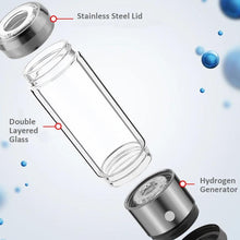 Portable Hydrogen Rich Water Generator Machine Glass Bottle USB