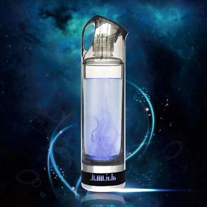 ionBottles® - Original Rechargeable Portable Glass Hydrogen Water Generator  Bottle with PEM and SPE Technology for a Perfectly Balanced pH Released