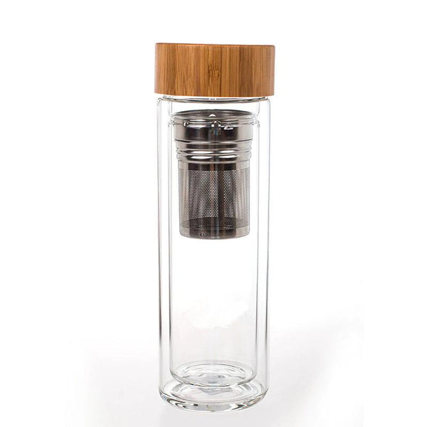 To-Go Double Walled Tea Infuser 12 Oz Tumbler