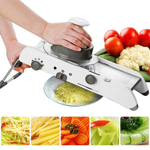 Ultra-sharp Stainless Steel Cooked Food Slicer - Easily Lift