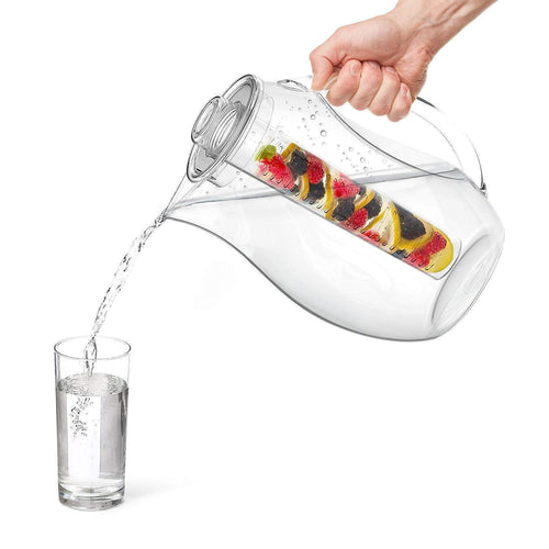 The H2O™ Unbreakable Fruit Infuser Water Pitcher 2.9 Quartz-The H2O Water Bottles-10